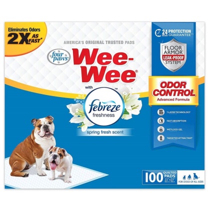 Four Paws Wee-Wee Pads - Febreze Freshness