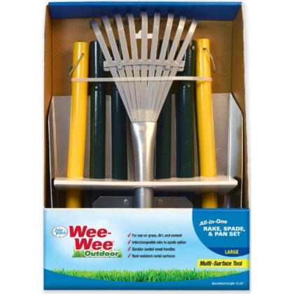 Four Paws Wee Wee All in One Dog Waste Pooper Scooper Set