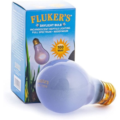 Flukers Neodymium Incandescent Full Spectrum Daylight Bulbs for Reptiles