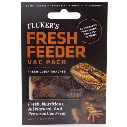 Flukers Dubia Roach Fresh Feeder Vac Pack