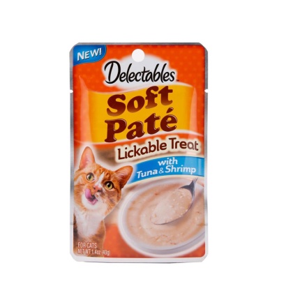 Hartz Soft Pate Lickable Treat for Cats Tuna and Shrimp