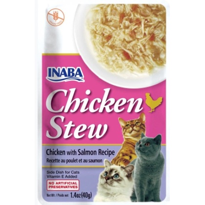 Inaba Chicken Stew Chicken with Salmon Recipe Side Dish for Cats