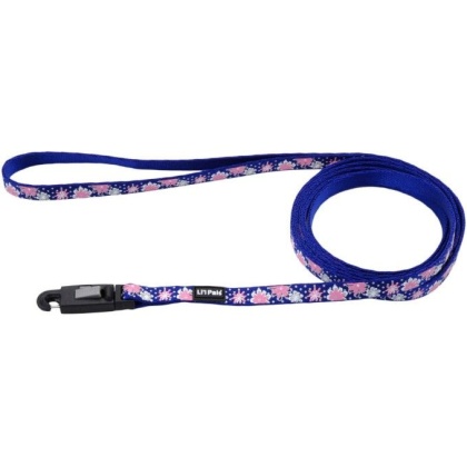 Li'L Pals Reflective Leash - Flowers with Dots