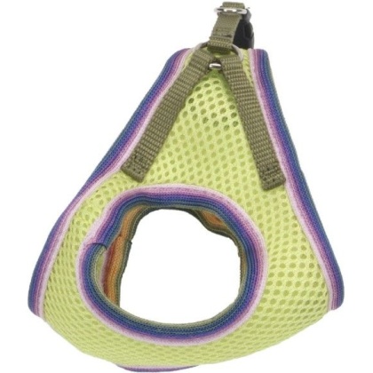 Li'L Pals Lime Harness with Mutli-Color Lining