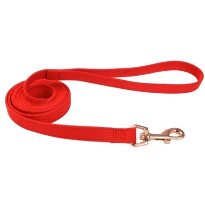 Coastal Pet Accent Microfiber Dog Leash Retro Red 6\'L x 5/8\