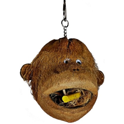 AE Cage Company Happy Beaks Coco Monkey Head for Birds