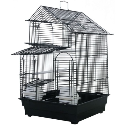 AE Cage Company House Top Bird Cage Assorted Colors 16