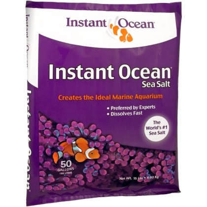 Instant Ocean Sea Salt for Marine Aquariums, Nitrate & Phosphate-Free