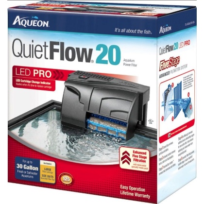 Aqueon QuietFlow LED Pro Power Filter