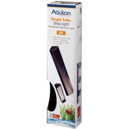 Aqueon Fluorescent Strip Light Black