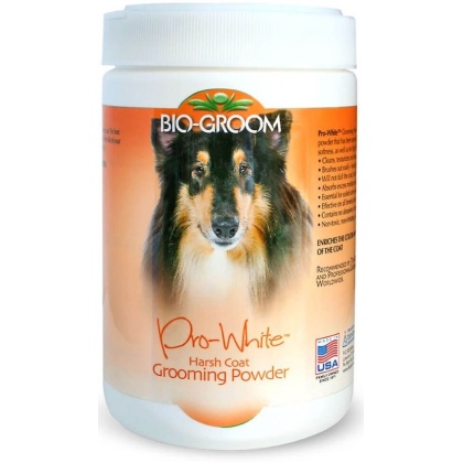 Bio Groom Pro-White Harsh Coat Grooming Powder for Dogs