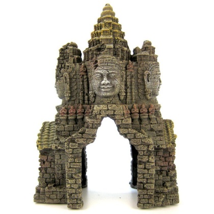 Blue Ribbon Angkor Wat Temple Gate Ornament