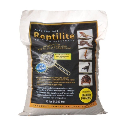 Blue Iguana Reptilite Calcium Substrate for Reptiles - Natural White