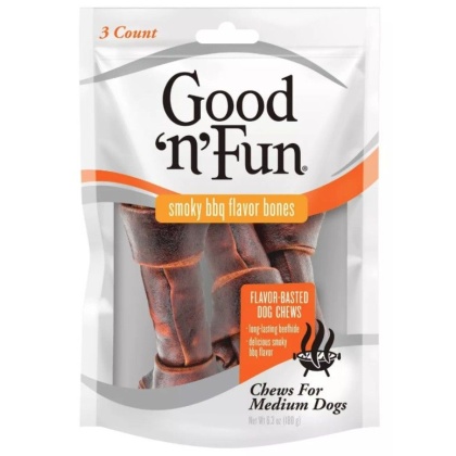 Healthy Hide Good 'n' Fun Smoky BBQ Basted Bones 6