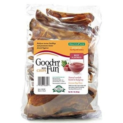 Healthy Hide Good 'n' Fun Basted Chew Chips Beef Flavor