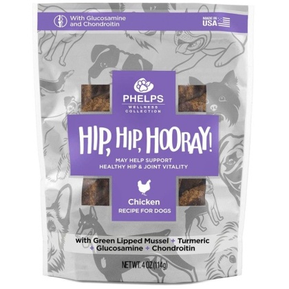 Phelps Pet Products Hip, Hip, Hooray! Chicken Dog Treats