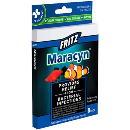 Fritz Maracyn Bacterial Treatment Powder for Freshwater and Saltwater Aquariums