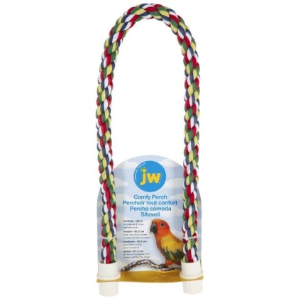 JW Pet Flexible Multi-Color Comfy Rope Perch 32