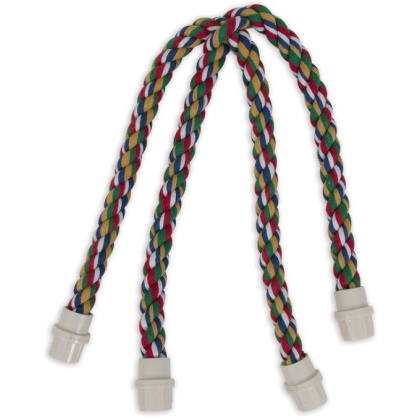 JW Pet Flexible Multi-Color Cross Rope Perch 25