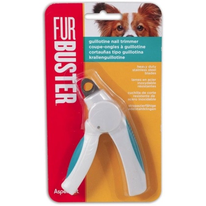 JW Pet Furbuster Guillotine Nail Trimmer for Dogs