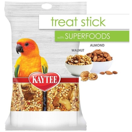 Kaytee Superfoods Avian Treat Stick - Walnut & Almonds