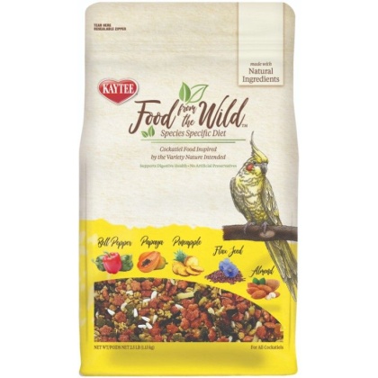 Kaytee Food From The Wild Cockatiel Food For Digestive Health