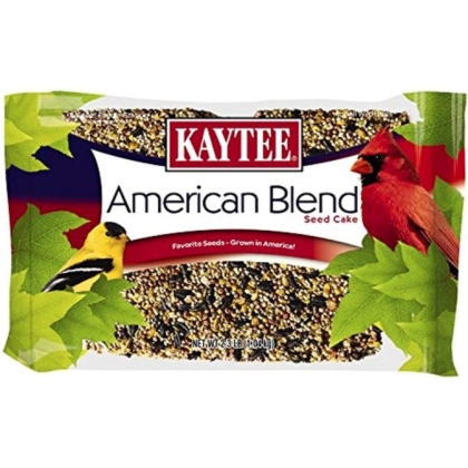 Kaytee American Blend Seed Cake with Favorite Seeds Grown In America For Wild Birds