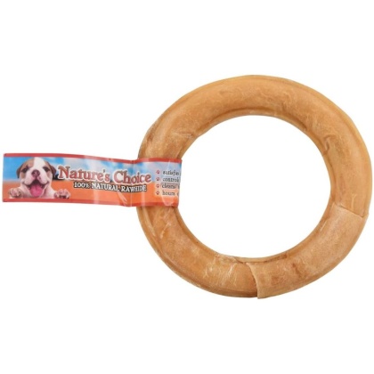 Loving Pets Nature's Choice Pressed Rawhide Donut