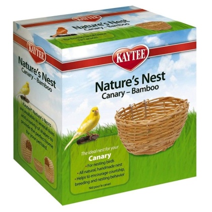 Kaytee Nature's Nest Bamboo Nest - Canary