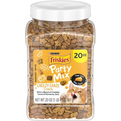 Friskies Party Mix Crunch Treats Cheezy Craze