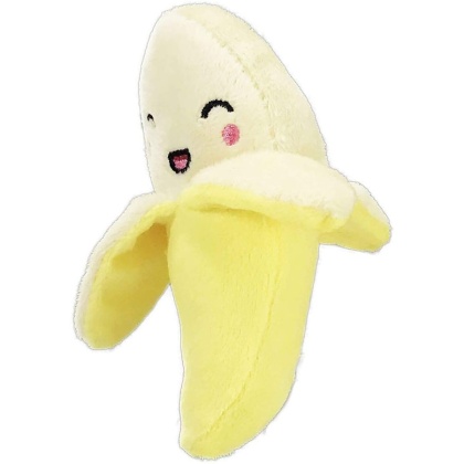 Petsport Tiny Tots Foodies Banana Plush Dog Toy