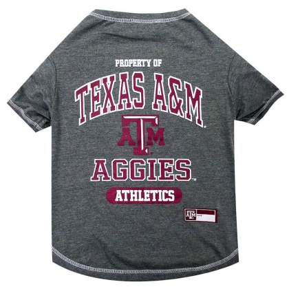 Pets First Texas A & M Tee Shirt for Dogs and Cats