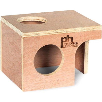 Prevue Wooden Hamster and Gerbil Hut for Hiding and Sleeping Small Pets