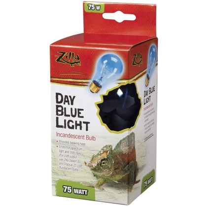 Zilla Incandescent Day Blue Light Bulb for Reptiles