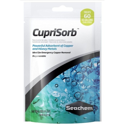 Seachem CupriSorb Powerful Adsorbent of Copper and Heavy Metals for Aquariums