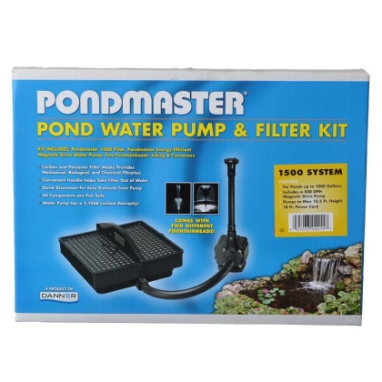 Pondmaster Garden Pond Filter System Kit