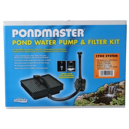 Pondmaster Garden Pond Filter System Kit