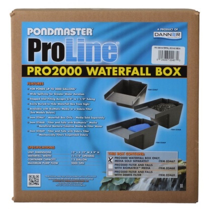 Pondmaster Pro Series Pond Biological Filter & Waterfall