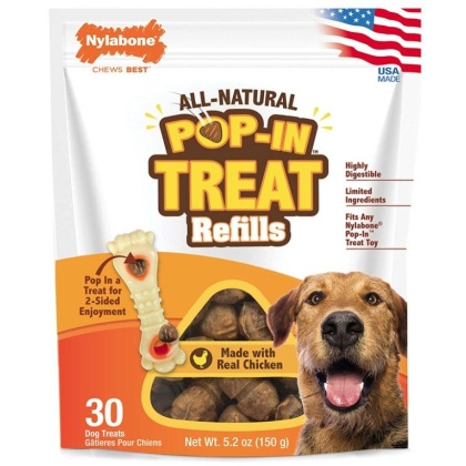 Nylabone Pop-In Treat Refills for Power Chew Treat Toy Combo