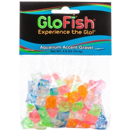 GloFish Accent Gravel - Multicolored Gems