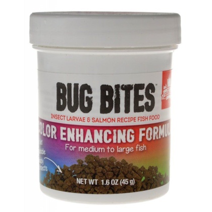 Fluval Bug Bites Color Enhancing Formula for Medium-Large Fish