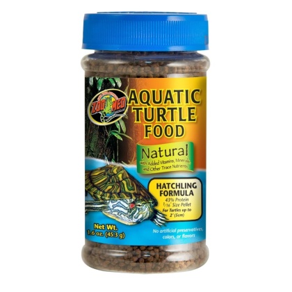 Zoo Med Natural Aquatic Turtle Food - Hatchling Formula (Pellets)