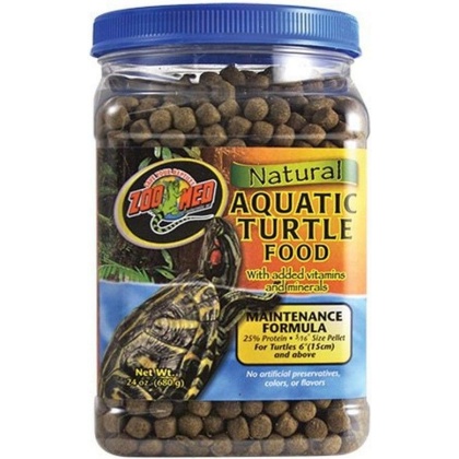 Zoo Med Natural Aquatic Turtle Food - Maintenance Formula (Pellets)