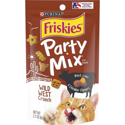 Friskies Party Mix Wild West Crunchy Cat Treats